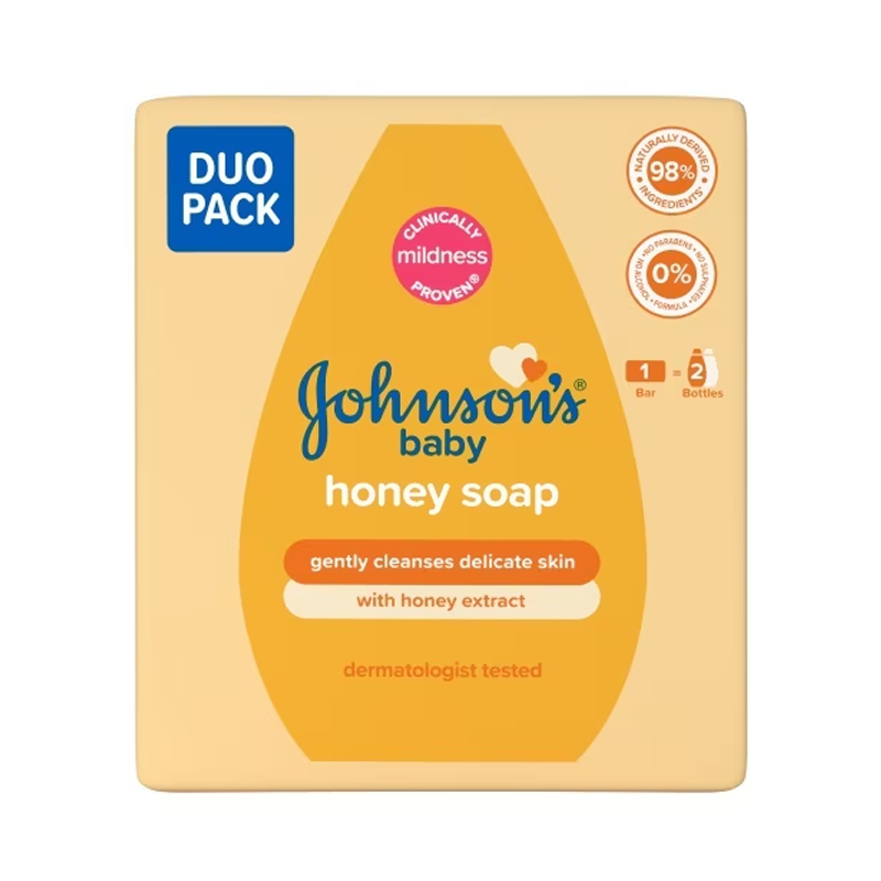 Johnsons honey baby soap